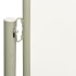 Toldo lateral retráctil de jardín crema 140x300