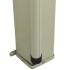 Toldo lateral retráctil de jardín crema 140x300