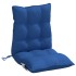 Cojines para silla respaldo bajo 4 uds tela Oxford azul