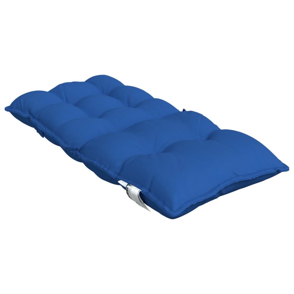 Cojines para silla respaldo bajo 4 uds tela Oxford azul