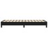 Estructura de cama sin colchón tela negro 90x200