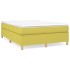 Estructura de cama sin colchón tela verde 140x190