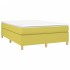 Estructura de cama sin colchón tela verde 140x190