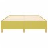 Estructura de cama sin colchón tela verde 140x190
