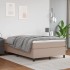 Estructura cama sin colchón cuero sintético capuchino