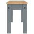 Banco de comedor Panama madera maciza de pino gris 105x30x45