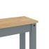Banco de comedor Panama madera maciza de pino gris 105x30x45