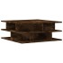Mesa de centro madera de ingeniería roble ahumado 70x70x29
