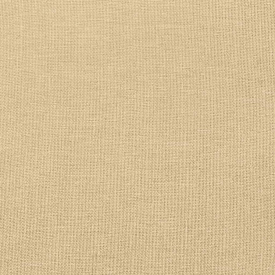Cojines silla respaldo alto 4 uds tela beige melange