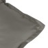 Cojines para silla respaldo alto 2 uds tela gris oscuro