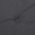 Cojines silla respaldo alto 4 uds tela gris antracita