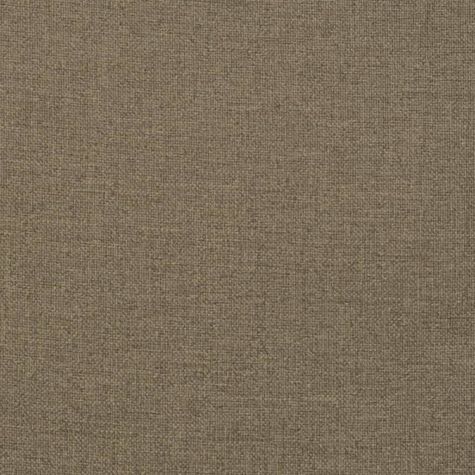 Cojines silla respaldo alto 6 uds tela taupe melange