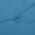 Cojines silla respaldo alto 4 uds tela azul melange 120x50x4