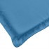 Cojines silla respaldo alto 4 uds tela azul melange 120x50x4