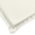 Cojines silla respaldo alto 4 uds tela crema melange
