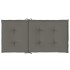 Cojines para silla respaldo bajo 6 ud tela gris oscuro
