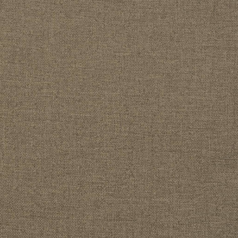 Cojines silla respaldo bajo 6 ud tela taupe melange 100x50x4