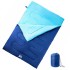 Saco de dormir doble y almohadas camping adultos 3-4