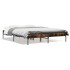 Estructura cama madera ingeniería metal roble ahumado