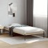 Estructura cama madera ingeniería metal roble Sonoma 90x190