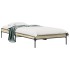 Estructura cama madera ingeniería metal roble Sonoma 90x190