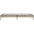 Estructura cama madera ingeniería metal roble Sonoma 90x190