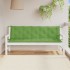 Cojines para banco jardín 2 uds tela verde melange 180x50x7