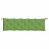Cojines para banco jardín 2 uds tela verde melange 180x50x7