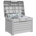 Baúl para cojines polipropileno gris 73x50,5x46,5
