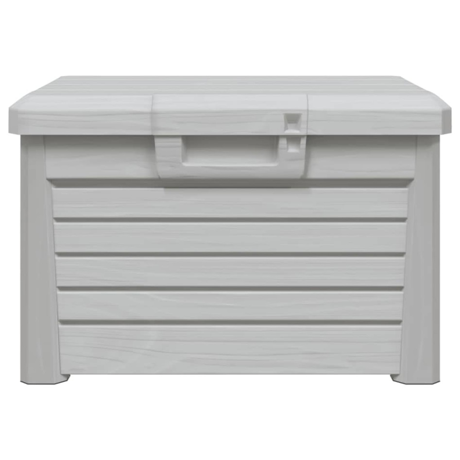 Baúl para cojines polipropileno gris 73x50,5x46,5