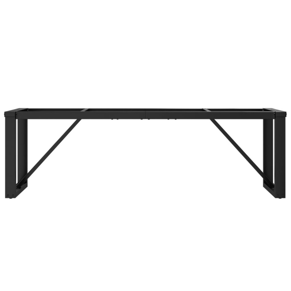 Patas de mesa de centro estructura O acero 140x30x43