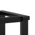 Patas de mesa de centro estructura O acero 140x30x43