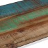 Mesa consola acero inoxidable madera maciza reciclada