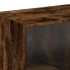 Aparador madera de ingeniería roble ahumado 102x37x75,5