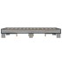 Estructura cama madera ingeniería metal gris Sonoma 120x190