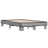 Estructura cama madera ingeniería metal gris Sonoma 120x190