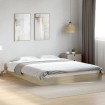 Estructura de cama sin colchón madera roble Sonoma 150x200 cm