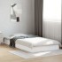 Estructura de cama madera de ingeniería blanca 100x200