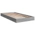 Estructura de cama madera de ingeniería gris Sonoma 100x200