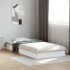 Estructura de cama madera de ingeniería blanca 90x200