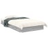 Estructura de cama madera de ingeniería gris Sonoma 90x200