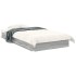 Estructura de cama madera de ingeniería gris Sonoma 75x190