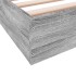 Estructura de cama madera de ingeniería gris Sonoma 75x190