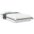 Estructura de cama madera de ingeniería blanca 75x190