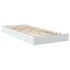 Estructura de cama madera de ingeniería blanca 75x190