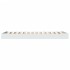 Estructura de cama madera de ingeniería blanca 75x190