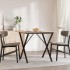 Patas de mesa de comedor estructura X acero 70x70x73