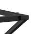 Patas de mesa de comedor estructura X acero 70x70x73