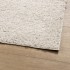 Alfombra de pelo largo moderna crema 160x230