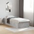 Estructura de cama madera de ingeniería gris hormigón 90x190